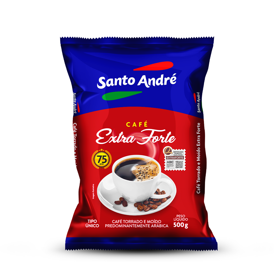 Embalagem do café Santo André Extra Forte